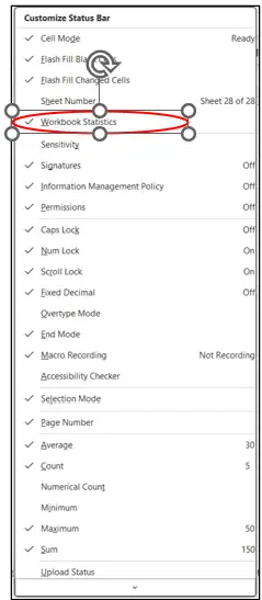 Excel Spreadsheets: Quick Tips tutorial screenshot, step 7