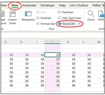 Excel Spreadsheets: Quick Tips tutorial screenshot, step 10